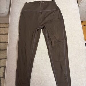 SET Active army green sportbody Leggings